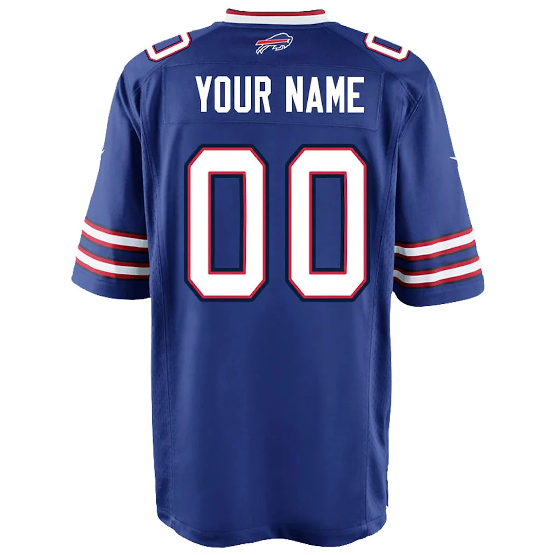 Zennovawear Buffalo Bills Youth Custom Game Jersey - Royal