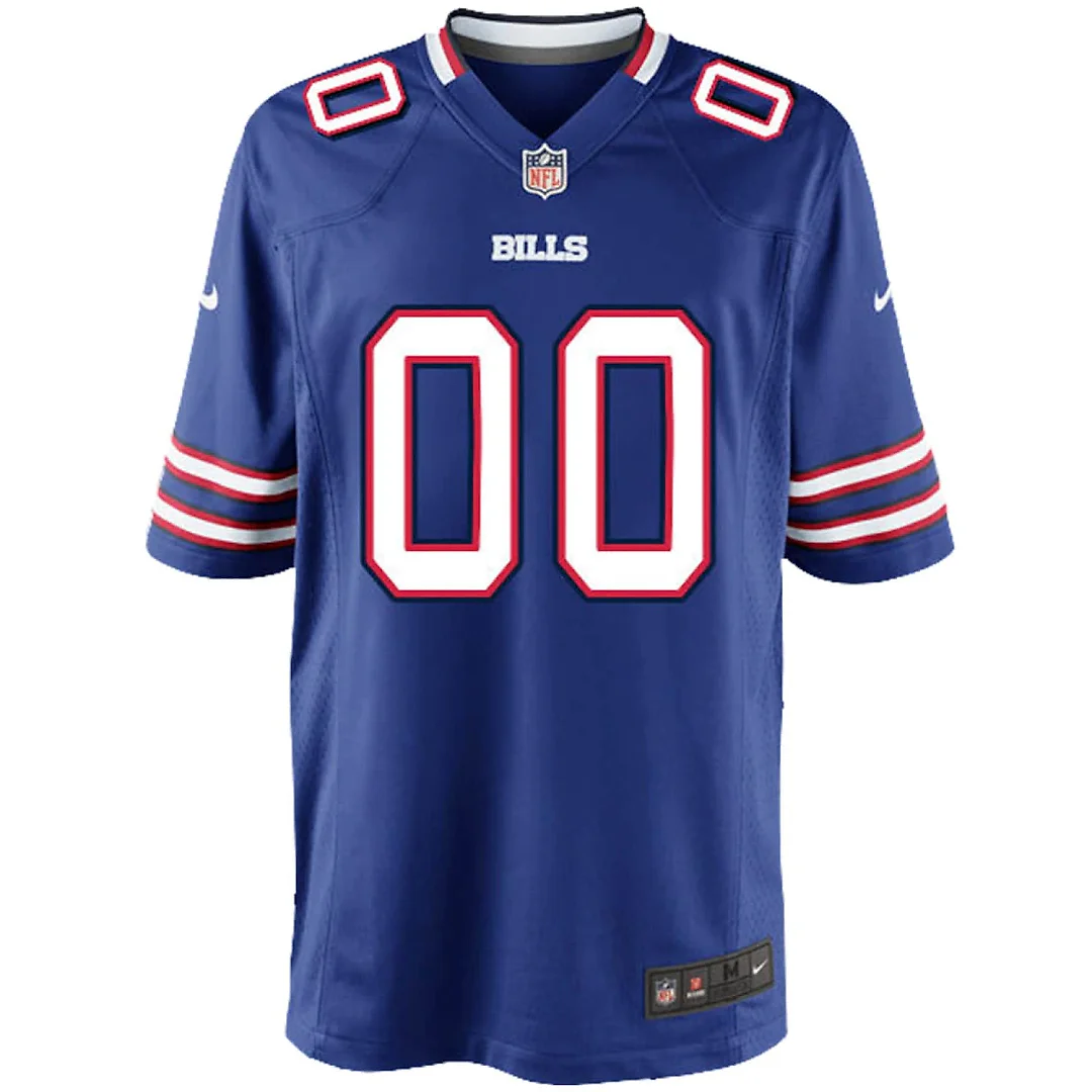 Zennovawear Buffalo Bills Youth Custom Game Jersey - Royal