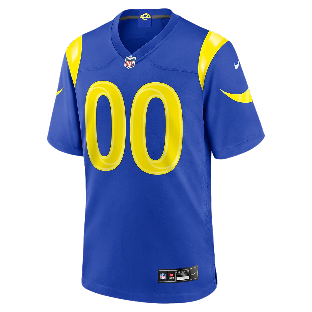 Zennovawear Los Angeles Rams Youth Custom Game Jersey - Royal