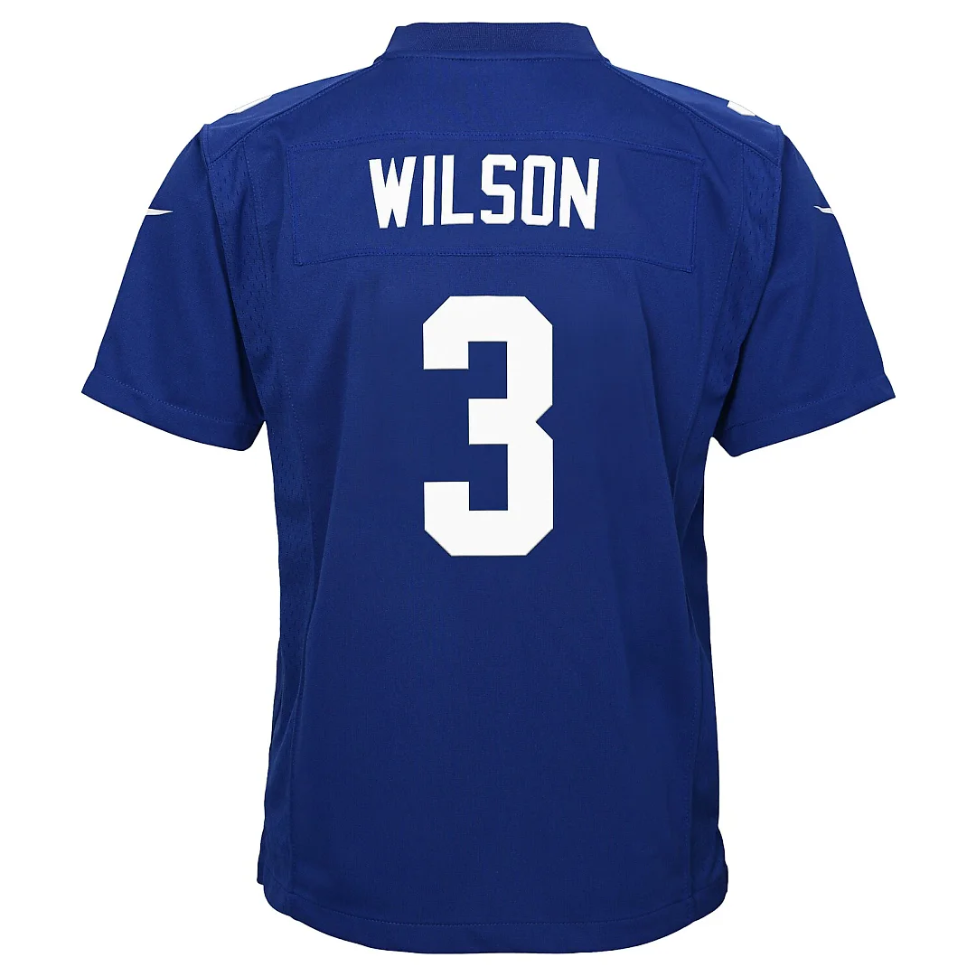 Zennovawear Russell Wilson New York Giants Youth Game Jersey - Royal