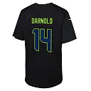 Zennovawear Sam Darnold Seattle Seahawks Youth Super Bowl LX Carbon Fashion Game Jersey - Black