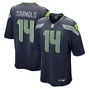 Zennovawear Sam Darnold Seattle Seahawks Youth Team Game Jersey - College Navy