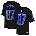Zennovawear Sam LaPorta Detroit Lions Youth Game Jersey - Black