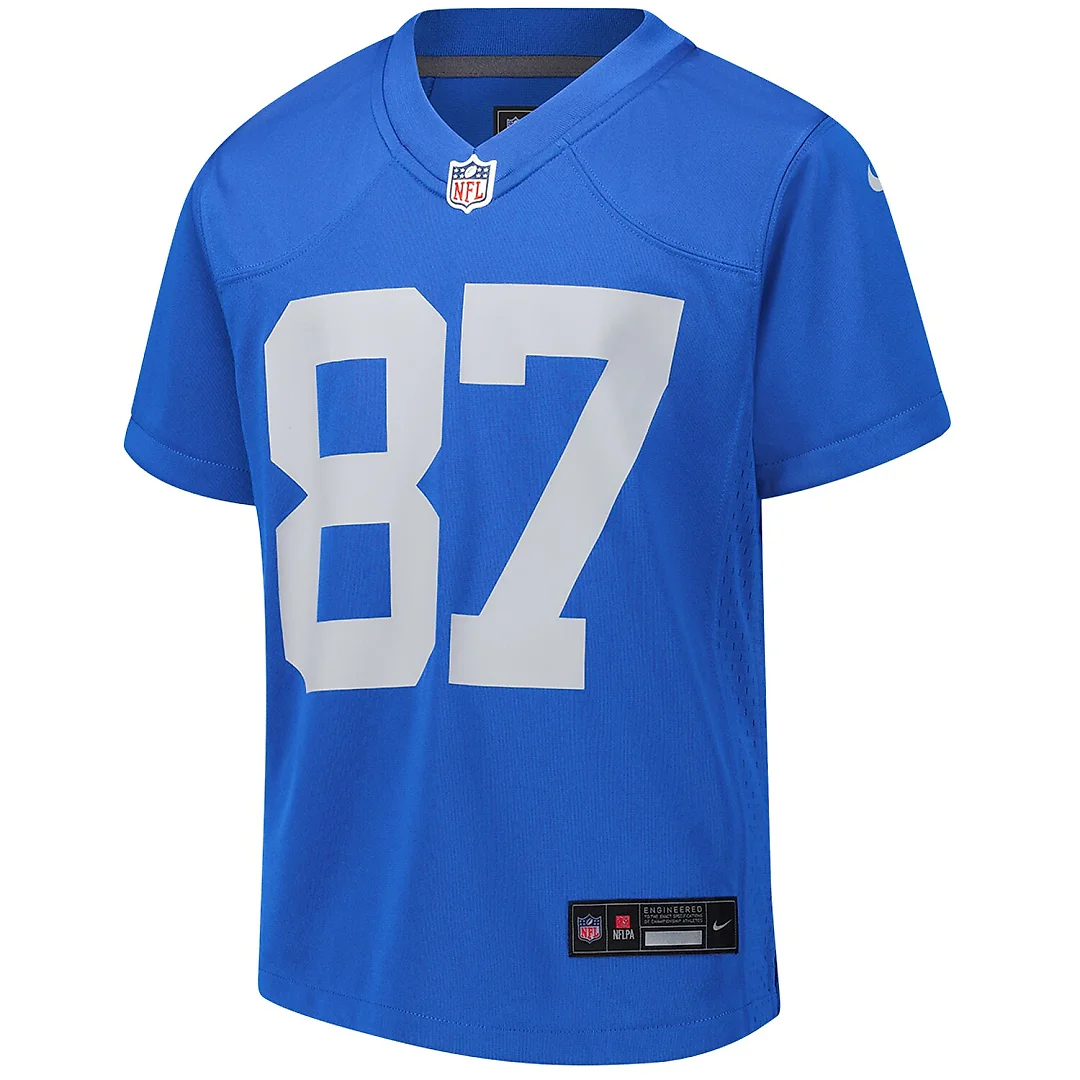Zennovawear Sam LaPorta Detroit Lions Youth Game Jersey - Blue