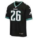 Zennovawear Saquon Barkley Philadelphia Eagles Youth Alternate Game Jersey - Black