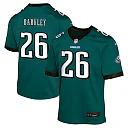 Zennovawear Saquon Barkley Philadelphia Eagles Youth Game Jersey - Green