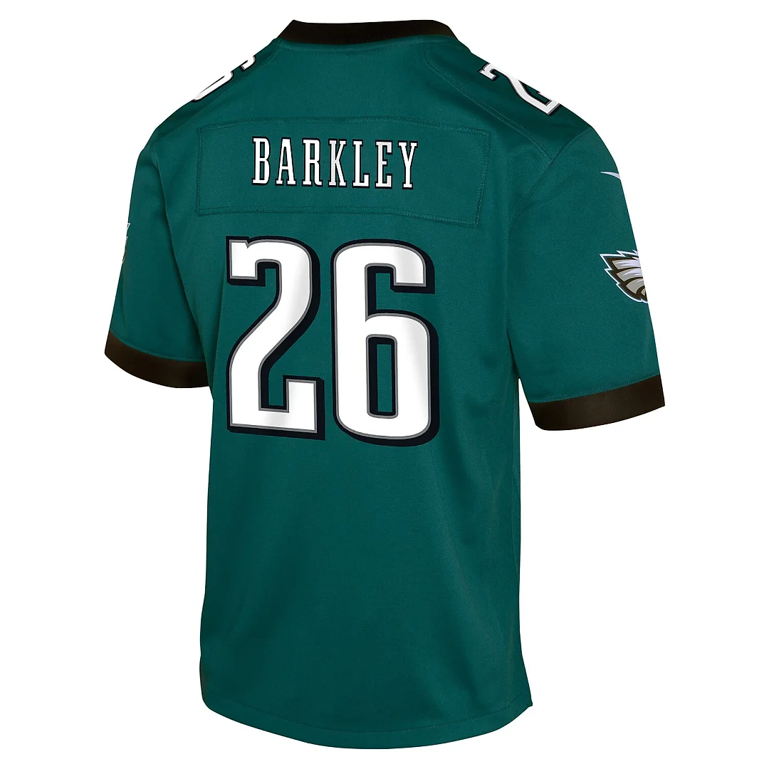 Zennovawear Saquon Barkley Philadelphia Eagles Youth Game Jersey - Green