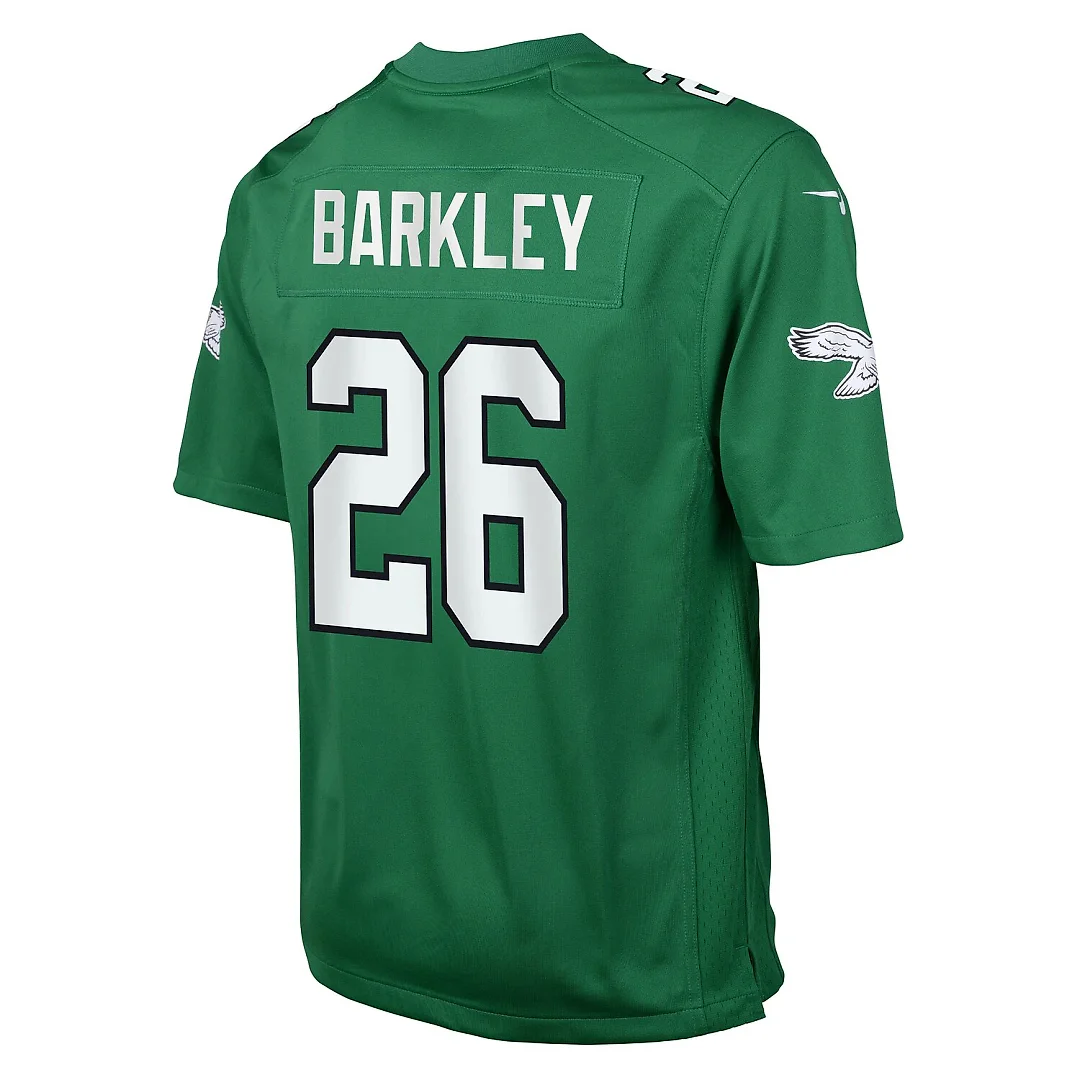 Zennovawear Saquon Barkley Philadelphia Eagles Youth Game Jersey - Kelly Green