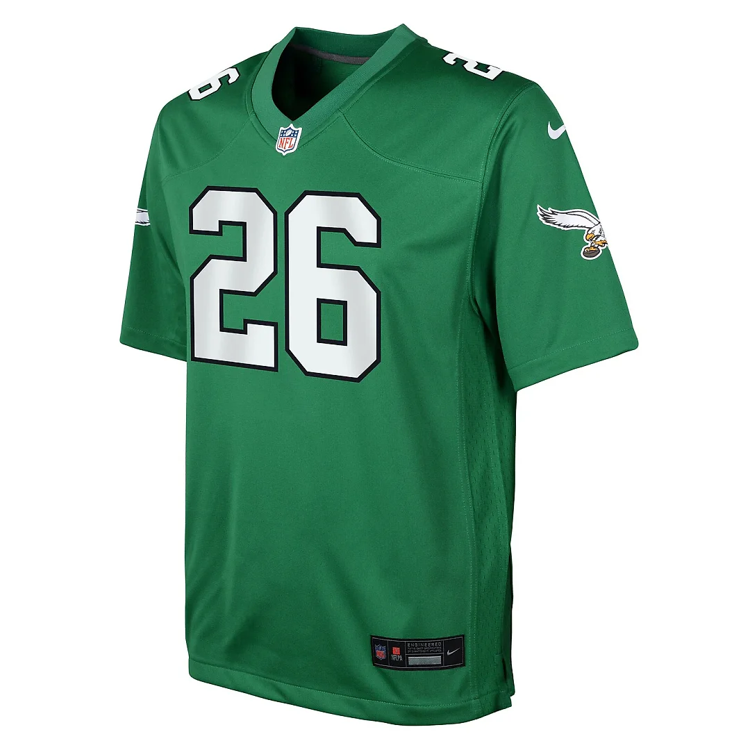 Zennovawear Saquon Barkley Philadelphia Eagles Youth Game Jersey - Kelly Green