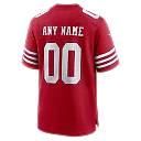 Zennovawear San Francisco 49ers Youth 80th Anniversary Custom Game Jersey - Scarlet
