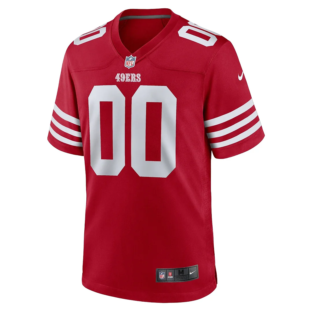 Zennovawear San Francisco 49ers Youth Game Custom Jersey - Scarlet