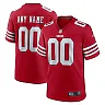 Zennovawear San Francisco 49ers Youth Game Custom Jersey - Scarlet