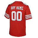 Zennovawear San Francisco 49ers Youth Game Custom Jersey - Scarlet