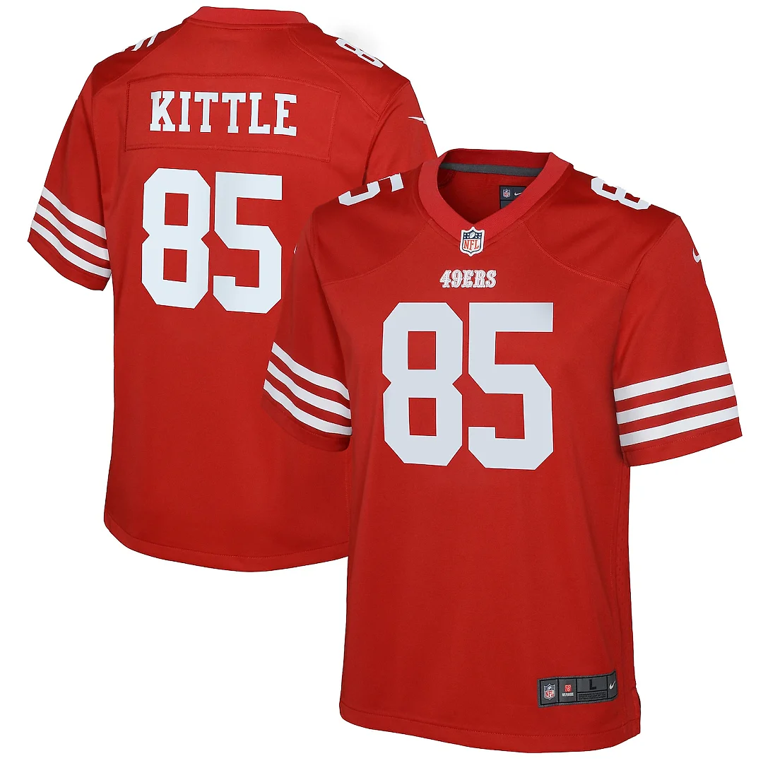 Zennovawear San Francisco 49ers Youth Game Jersey - Scarlet