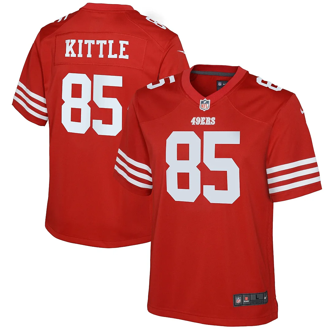 Zennovawear San Francisco 49ers Youth Game Jersey - Scarlet