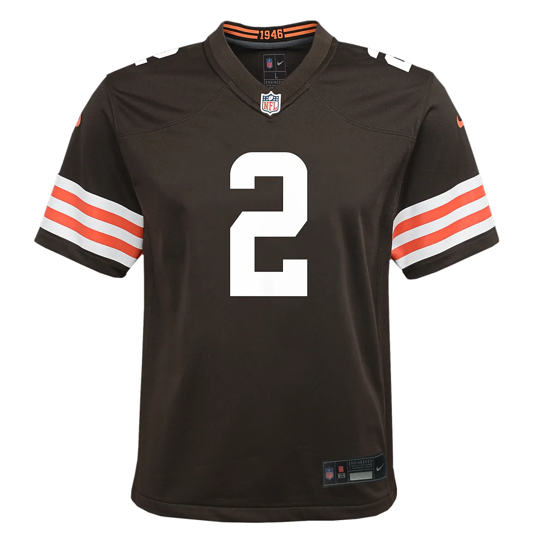 Zennovawear Shedeur Sanders Cleveland Browns Youth Game Jersey - Brown