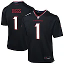 Zennovawear Stefon Diggs Houston Texans Youth Team Player Game Jersey - Navy