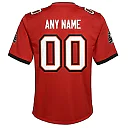 Zennovawear Tampa Bay Buccaneers Youth Custom Game Jersey - Red