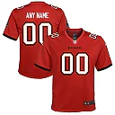 Zennovawear Tampa Bay Buccaneers Youth Custom Game Jersey - Red
