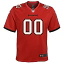 Zennovawear Tampa Bay Buccaneers Youth Custom Game Jersey - Red