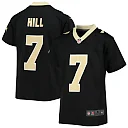Zennovawear Taysom Hill New Orleans Saints Youth Game Jersey - Black
