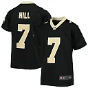 Zennovawear Taysom Hill New Orleans Saints Youth Game Jersey - Black
