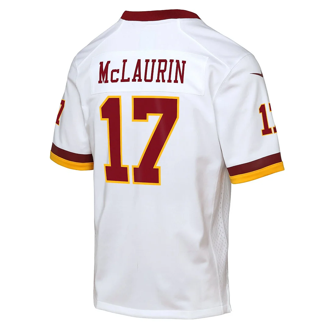 Zennovawear Terry McLaurin Washington Commanders Youth Game Super Bowl Era Jersey - White