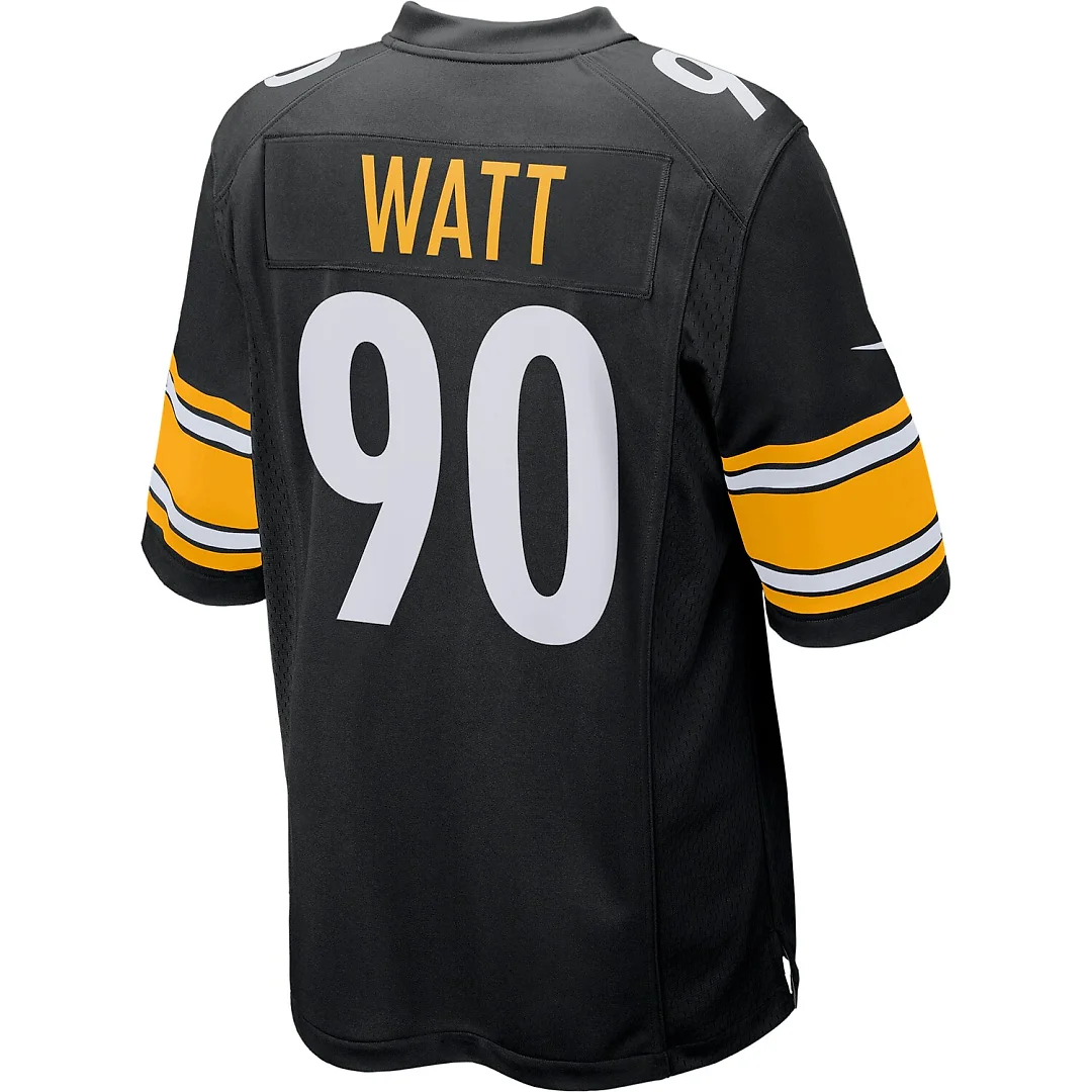 Zennovawear T.J. Watt Pittsburgh Steelers Youth Game Jersey - Black