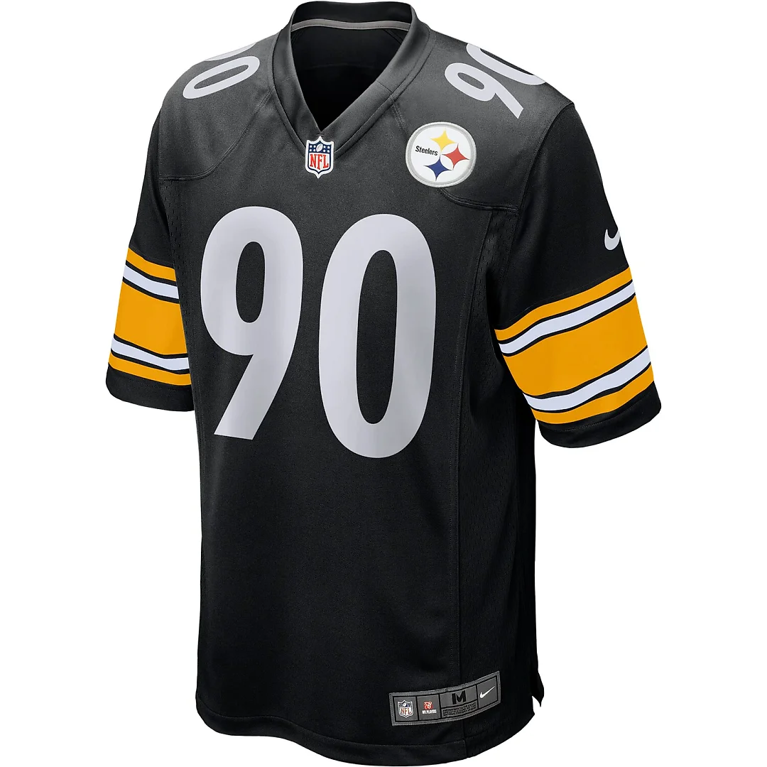 Zennovawear T.J. Watt Pittsburgh Steelers Youth Game Jersey - Black
