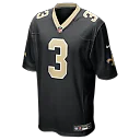 Zennovawear Travis Etienne Jr New Orleans Saints Youth Game Jersey - Black