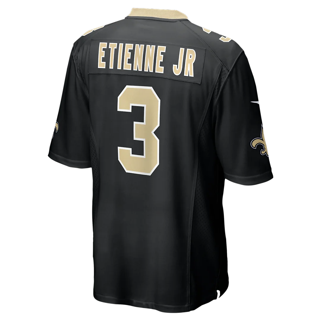 Zennovawear Travis Etienne Jr New Orleans Saints Youth Game Jersey - Black
