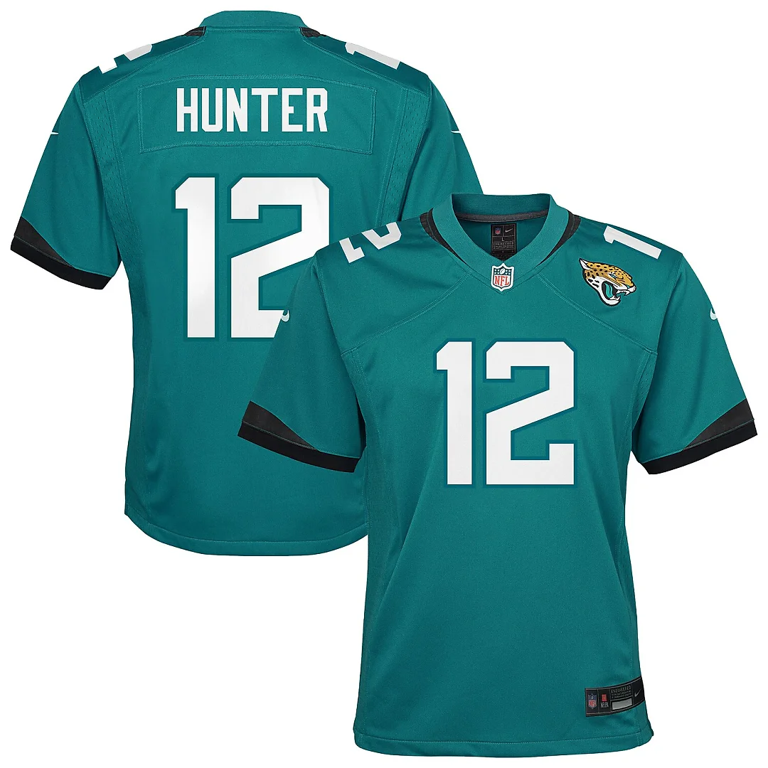 Zennovawear Travis Hunter Jacksonville Jaguars Youth Team Game Jersey - Teal