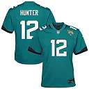 Zennovawear Travis Hunter Jacksonville Jaguars Youth Team Game Jersey - Teal