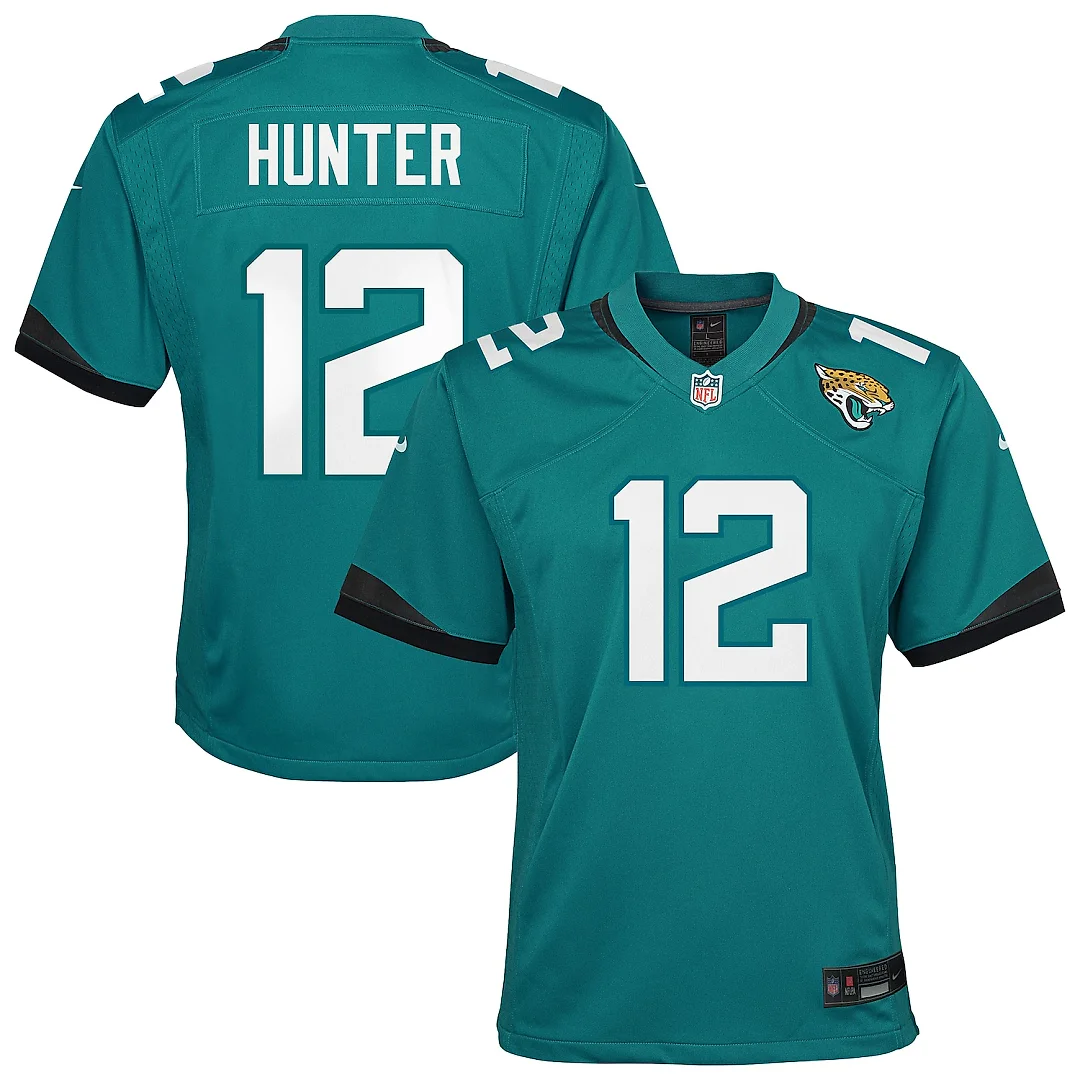 Zennovawear Travis Hunter Jacksonville Jaguars Youth Team Game Jersey - Teal