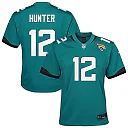 Zennovawear Travis Hunter Jacksonville Jaguars Youth Team Game Jersey - Teal