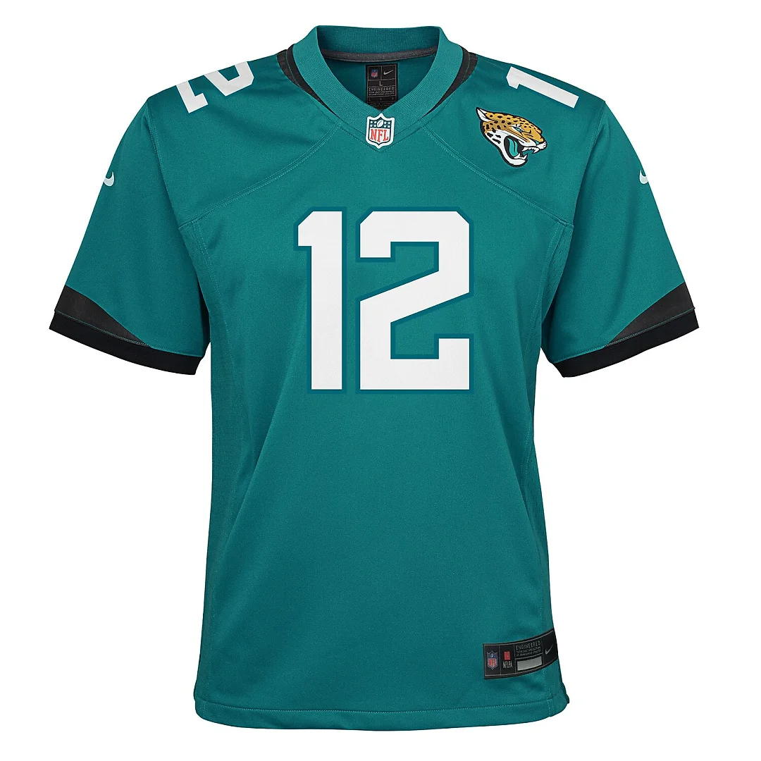 Zennovawear Travis Hunter Jacksonville Jaguars Youth Team Game Jersey - Teal