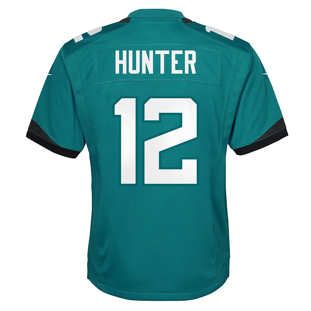 Zennovawear Travis Hunter Jacksonville Jaguars Youth Team Game Jersey - Teal