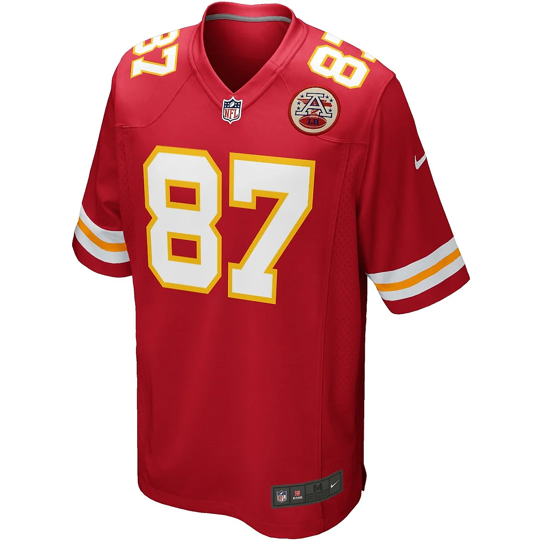 Zennovawear Travis Kelce Kansas City Chiefs Youth Game Jersey - Red