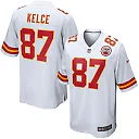 Zennovawear Travis Kelce Kansas City Chiefs Youth Game Jersey - White