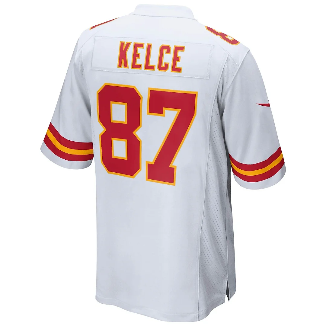 Zennovawear Travis Kelce Kansas City Chiefs Youth Game Jersey - White