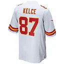 Zennovawear Travis Kelce Kansas City Chiefs Youth Game Jersey - White