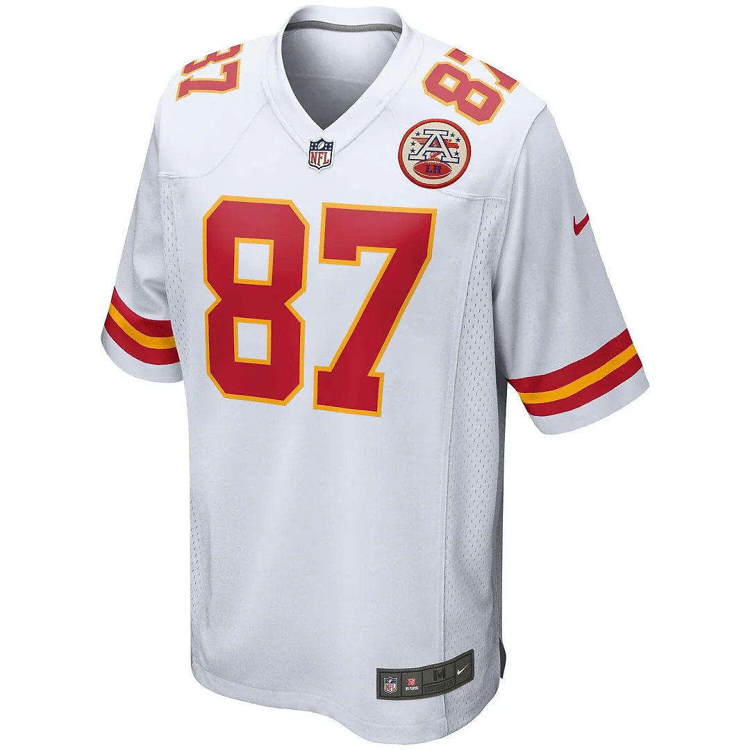 Zennovawear Travis Kelce Kansas City Chiefs Youth Game Jersey - White