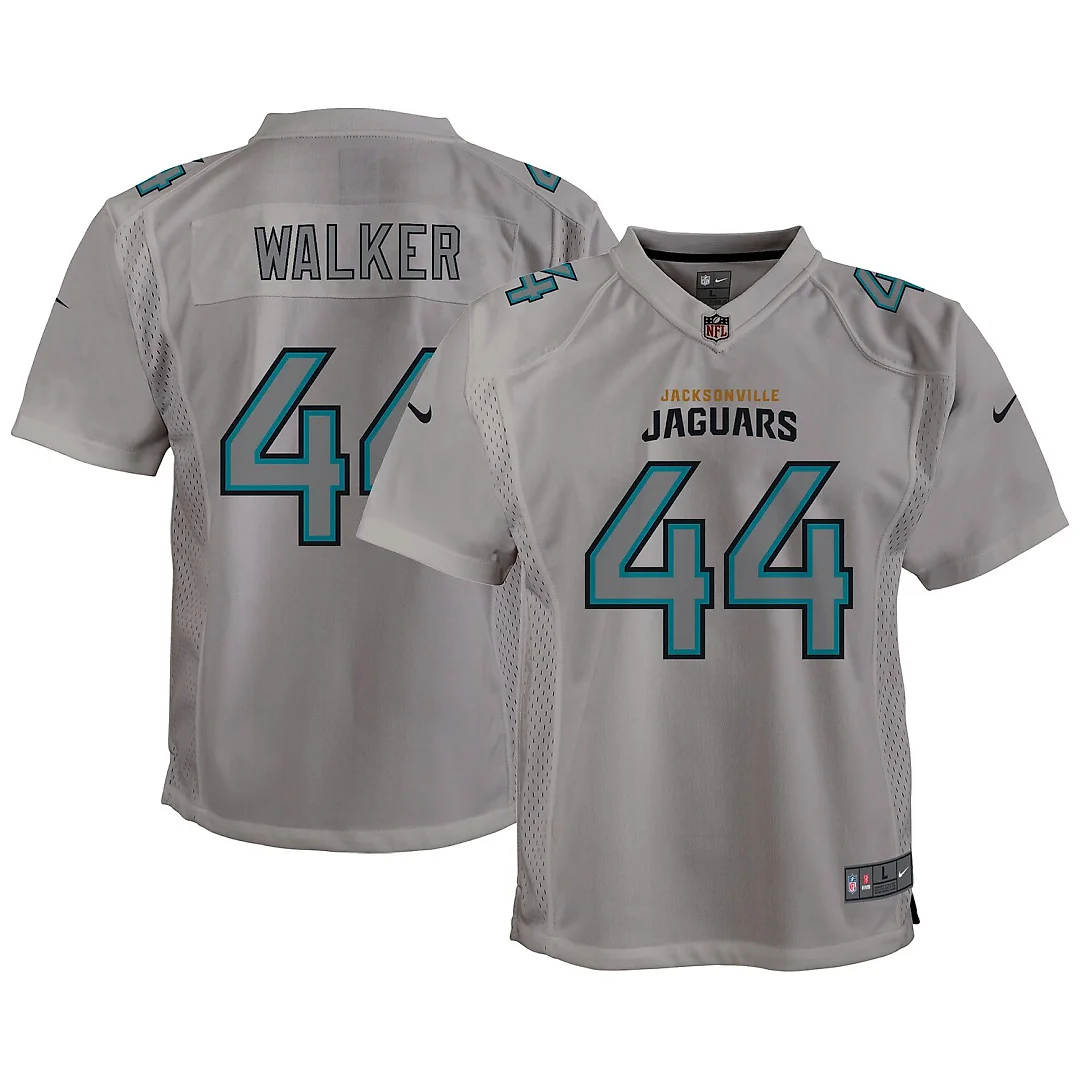 Zennovawear Travon Walker Jacksonville Jaguars Youth Atmosphere Game Jersey - Gray