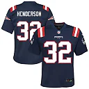 Zennovawear TreVeyon Henderson New England Patriots Youth Team Game Jersey - Navy