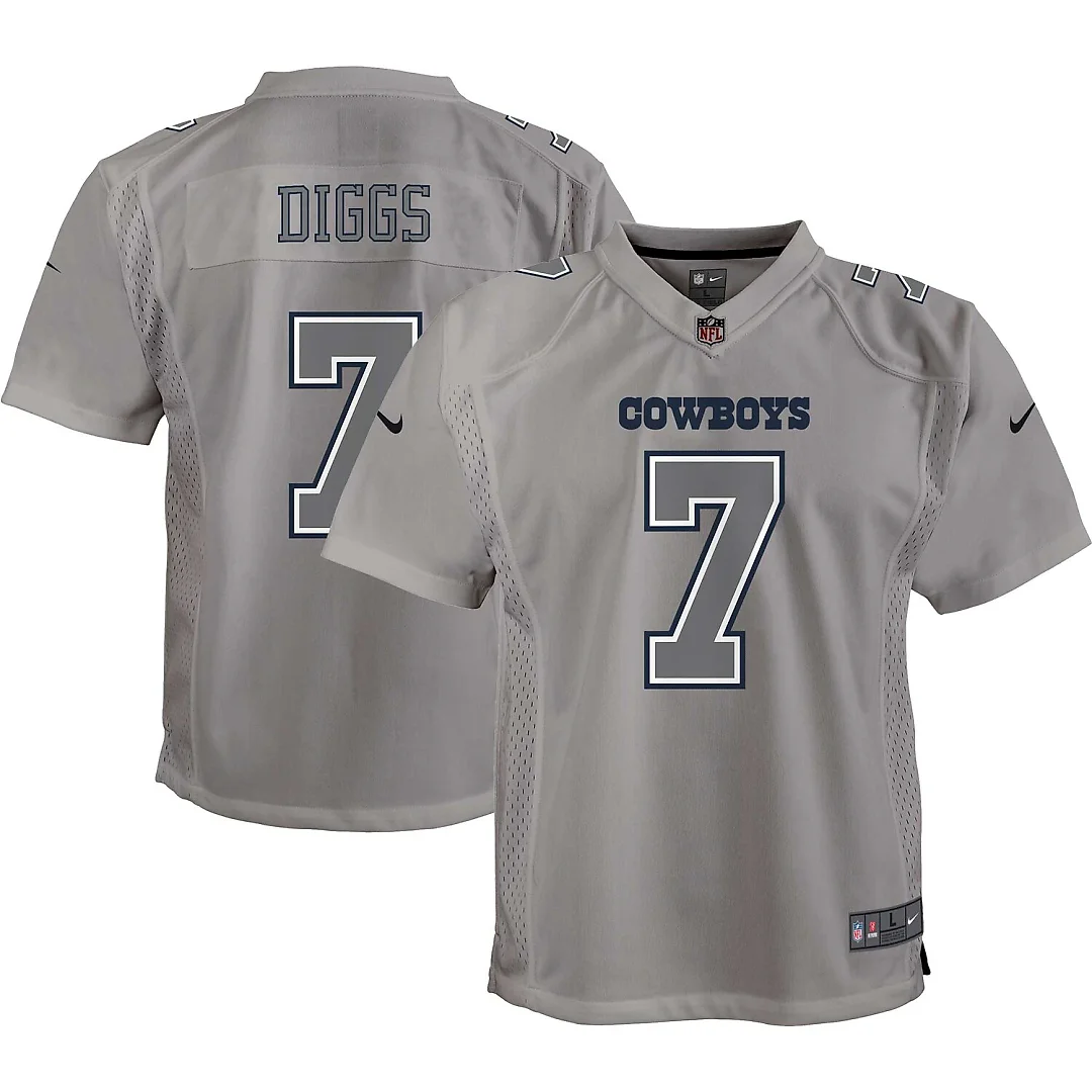 Zennovawear Trevon Diggs Dallas Cowboys Youth Atmosphere Game Jersey - Gray