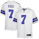 Zennovawear Trevon Diggs Dallas Cowboys Youth Game Jersey - White