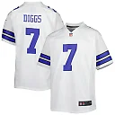 Zennovawear Trevon Diggs Dallas Cowboys Youth Game Jersey - White