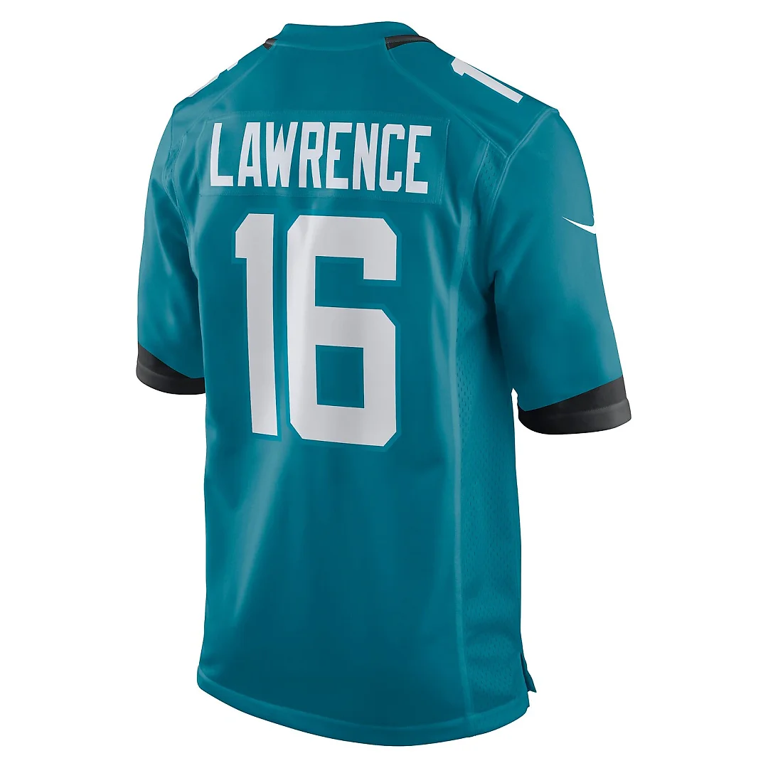 Zennovawear Trevor Lawrence Jacksonville Jaguars Youth Game Jersey - Teal