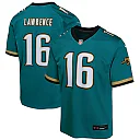 Zennovawear Trevor Lawrence Jacksonville Jaguars Youth Game Jersey - Teal
