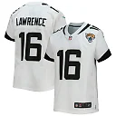 Zennovawear Trevor Lawrence Jacksonville Jaguars Youth Game Jersey - White